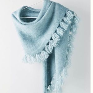 NWT- Anthropologie tasseled triangle scarf
